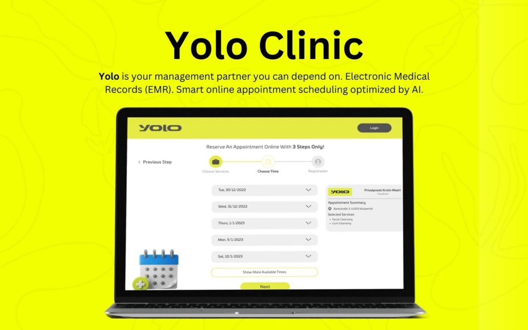 استمتع بإدارة عيادتك مع برنامج إدارة عيادة اونلاين من Yolo
