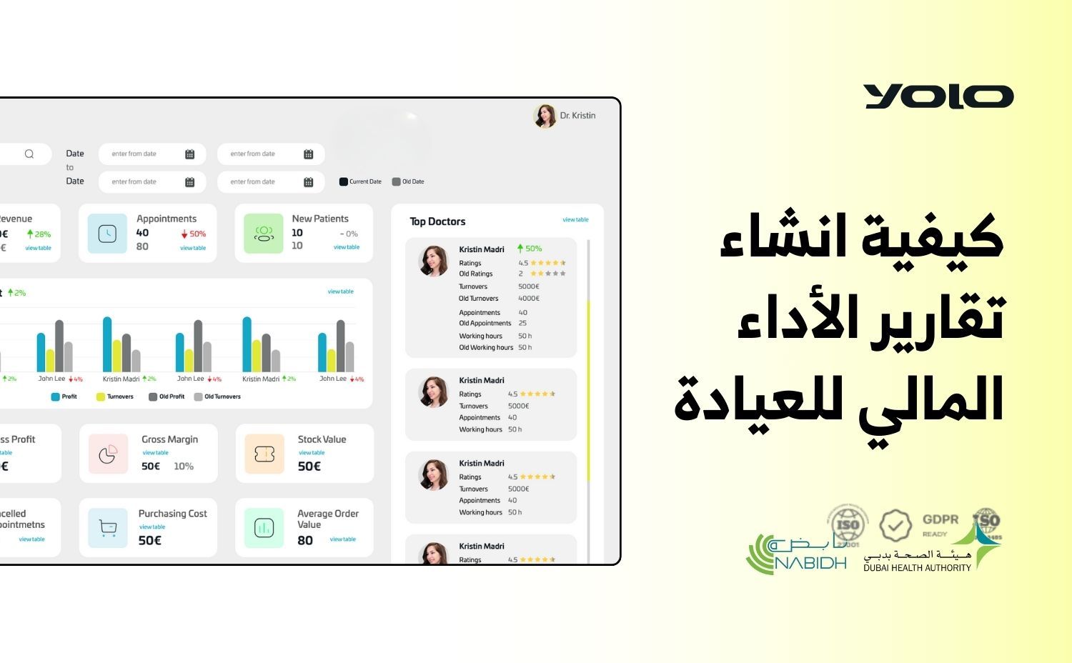 تقارير الأداء المالي للعيادة تقارير الأداء المالي للعيادة