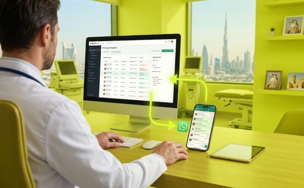 تكامل أنظمة العيادات مع واتساب ضرورة للعيادات في الإمارات